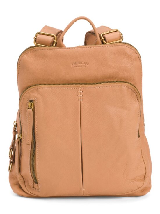 AMERICAN LEATHER CO. Leather Cleveland Backpack